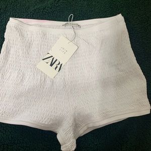 Zara white shorts